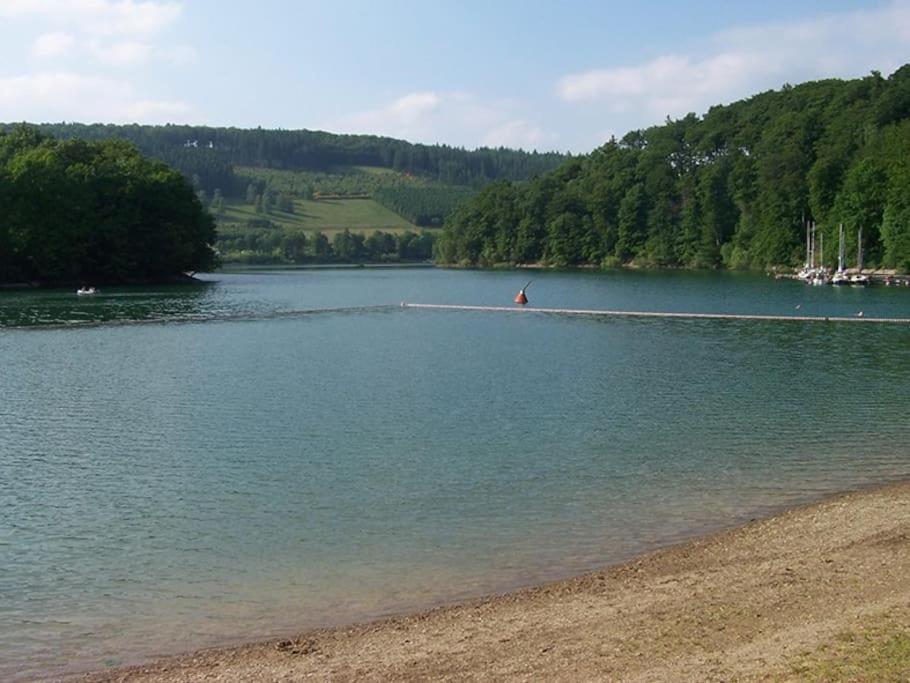Ferienhaus Lena Im Sauerland Direkt Am Hennesee Meschede Exterior foto