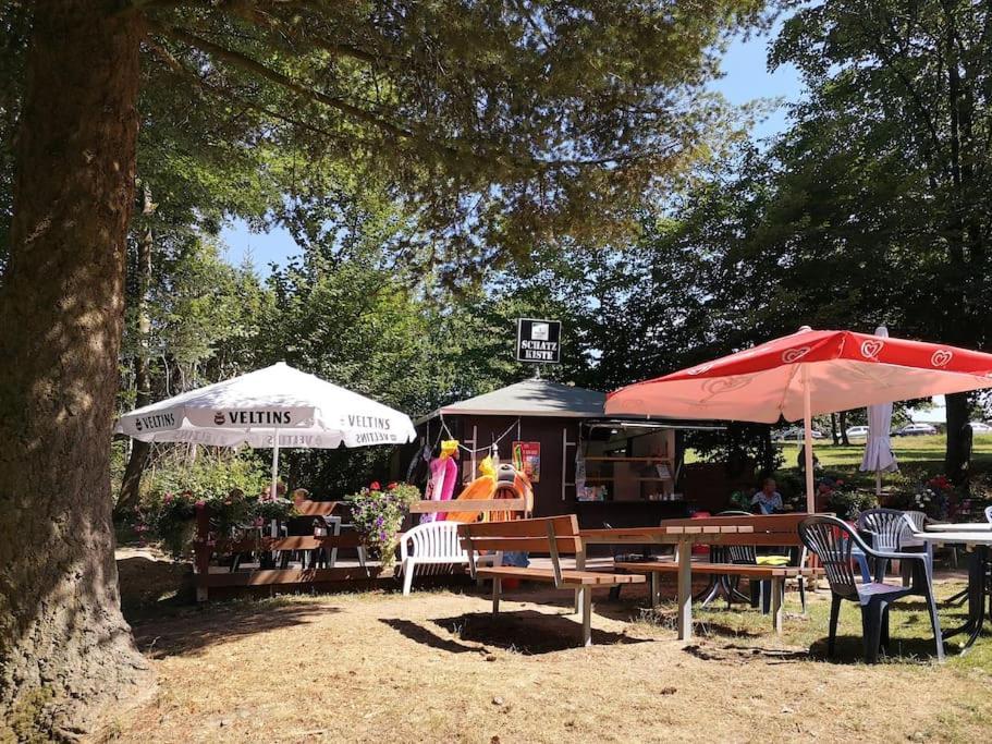 Ferienhaus Lena Im Sauerland Direkt Am Hennesee Meschede Exterior foto